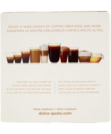  Nestl 70 Nescafe Dolce Gusto Espresso Macchiato Cortado Coffee Capsules - Buy Online on GoSupps.com