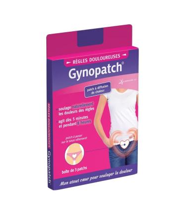 GYNOPATCH painful periods 3 patches for menstrual pain natural heat distribution