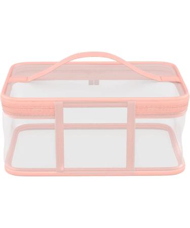 4 Pcs Waterproof Transparent Travel Makeup Bag Set - Multicolor Cosmetics Pouch for Vacation Toiletries - Buy Online on GoSupps.com