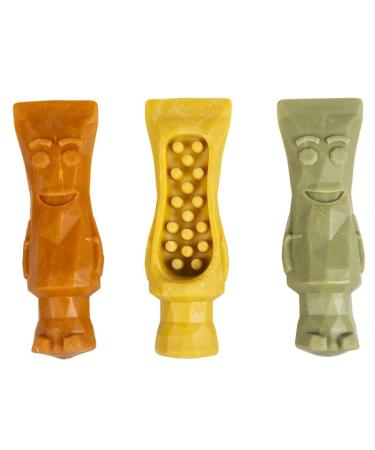 duvoplus, Garden Bites Fruity Tonya toothpaste 7.8cm - 18pc mixed colours, Delicious fruity flavoured vegetarian dog snacks, Gluten free, Dental Care, for Fresh Breath