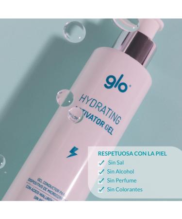  glo Glo - Micro-current conductive gel | enriched with hyaluronic acid | Specific for facial use - 200 ml - Buy Online on GoSupps.com