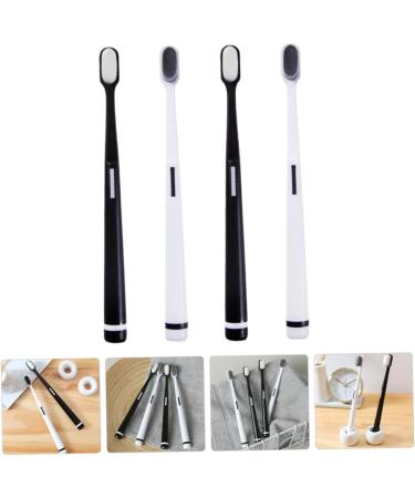 Goohochy 4-Piece Wangan Hair Toothbrush Set - Portable Oral Hygiene Cleaning Tools for a Fresh Mouth - Buy Online on GoSupps.com