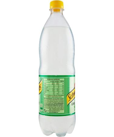 Schweppes 12 x carbonated drink with lime juice PET 1 liter - Buy Online on GoSupps.com