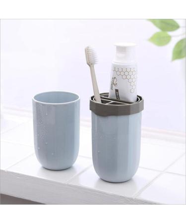 Folpus 3x Portable Travel Toothpaste Toothbrush Holder Cap Case - Blue | International Shipping Available - Buy Online on GoSupps.com