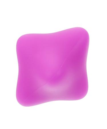Inoomp Massage roller Exercise Silicone Trainer Acupuncture point with massage device Health at home Manual massage device scratch training reaction massage strengthening point Squeeze Violet 5.8x5.8cm