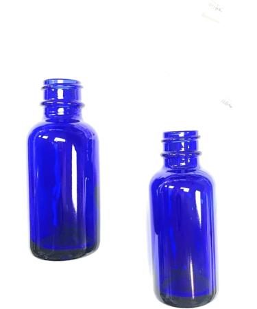 Cobalt Blue Glass Oral/Swivel Sprayers for Povidone Iodine, Betadine, Colloidal Silver - 2-Pack 30ml (1oz) Empty - Buy Online on GoSupps.com