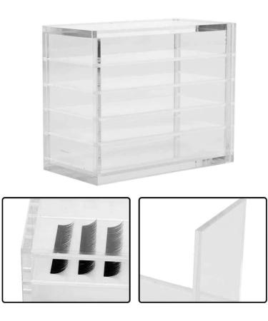 Buy 1 Piece Transparent 5-Layer Eyelash Storage Box - Ultimate False Eyelash Organizer for Travel & Home - Buy Online on GoSupps.com