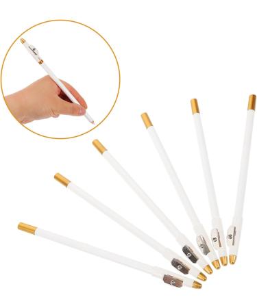BELLIFFY 12pcs Eyebrow Pencil Sharpener Eyebrow Pencils Eyebrow Pencil for Makeup Wooden White - Buy Online on GoSupps.com