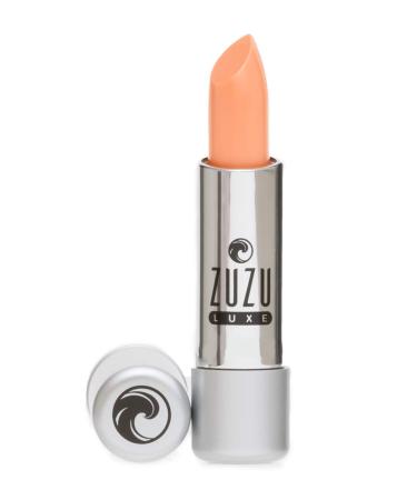 Zuzu Luxe Lip Color Lipstick (Ultra Suede - Flesh Tone/Warm Cr me)  Natural Hydrating Lipstick  Paraben Free  Vegan  Gluten-free  Cruelty-free  Non GMO  0.13 oz Ultra Seude