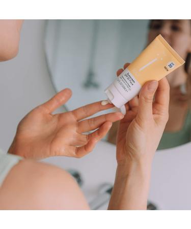 Na f Mineral Sunscreen for All Skin Types - SPF 30 Vegan 50ml - No Mineral Oils Microplastics or Silicones - Family-Friendly Protection - Buy Online on GoSupps.com