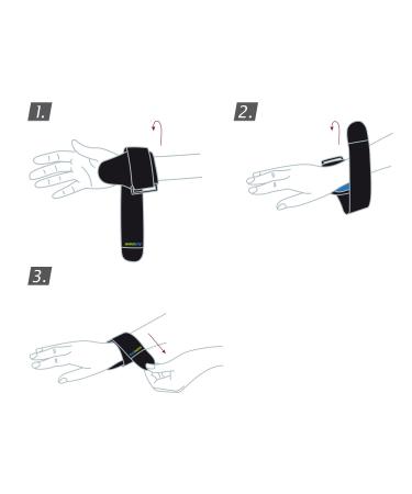 Actimove Wrist Stabilizer - Carpal Support with Pre-Shaped Metal Stay | Universal Right/Left | Black - International Shipping Available - Buy Online on GoSupps.com