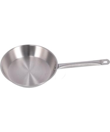 Durable 304 Stainless Steel Frying Pan Single Handle Dishwasher Safe Oven Safe Suitable for Induction Cookers Gas Stove Electric Ceramic Stove (300 * 50mm) 300*50mm - Buy Online on GoSupps.com