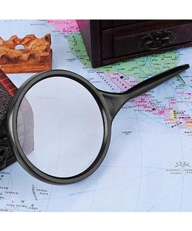 Magnifying Glasses Educational Hobby Magnifiers Light Weight Magnifying Glass Classic Shape Scratch-Resistant Handle 100Mm Large Size Lens Suitable for Reading Comfortable Anniversary - Buy Online on GoSupps.com