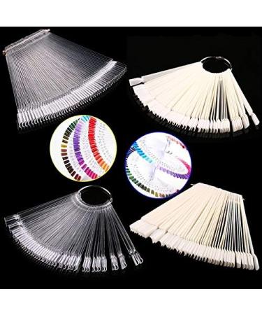 Buy 50-Piece Greenwood Home Artificial Nail Art Set - Fan Wheel Polish Tips & Display Compartment | Perfect for Nail Art Enthusiasts - International Shipping - Buy Online on GoSupps.com