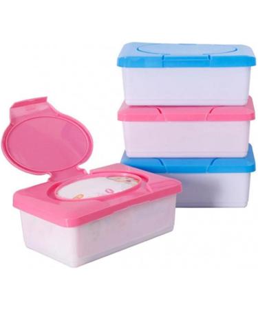Wet Wipes Box Extractable Wet Wipes Box (Empty Box without Wet Wipes) 4pcs Red and Blue Suitable for 80pcs Wet Wipes Red4 - Buy Online on GoSupps.com