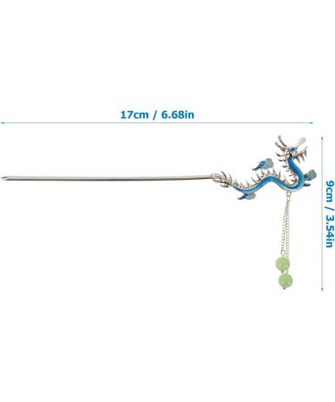 Beaupretty Chinese Hair Stick Metal Hairpin Vintage Hair Stick Chinese Hair Chopstick Dragon Hair Stick Hair Accessories for Women - Buy Online on GoSupps.com
