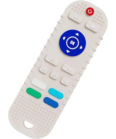 Kawehiop Silicone Baby Kitle - Safe Reliable Remote-Controlled Tooth Toy | Beige 4.5x14 cm - Buy Online on GoSupps.com