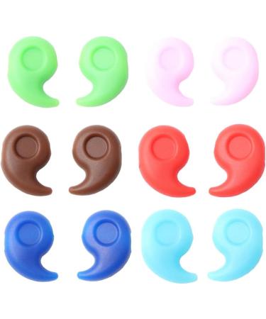 Buy Healifty 12 Pairs Silicone Glasses Ear Hooks - Adjustable Slipproof Covers for Schnapps Glasses - International Shipping Available - Buy Online on GoSupps.com