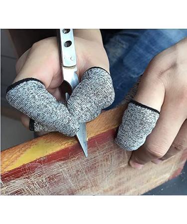 12 PCS Cut Resistant Finger Cots Protector - Kitchen & Work Finger Sleeve Protectors - Anti-Slip & Reusable - Finger Protection for Sculpture - Buy Online on GoSupps.com