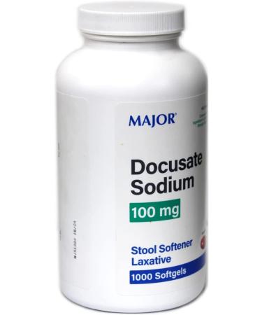 DOK Stool Softener 100mg - 1000 Softgels | Fast-Acting Relief for Constipation - Buy Online on GoSupps.com