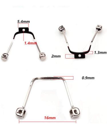 BEGISA Eyeglass Nose Pads - Metal Replacement Arm & Bridge Holder | Comfort & Durability for Eyewear - Buy Online on GoSupps.com