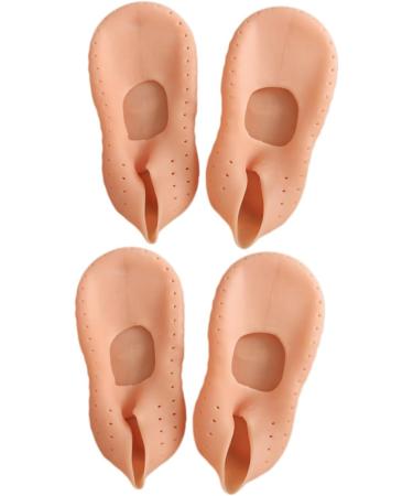 Healeved 4 Pairs Room Socks Silicone Socks Elastic Boat Socks Breathable Socks Lotion Socks Plantar Inserts Socks for Foot Care Protector Shoe Inserts Sebs Socks Beach Socks Heel - Buy Online on GoSupps.com