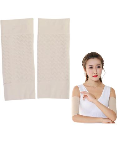 Arm Slimming Shaper Wrap - Upper Arm Compression Sleeve for Flabby Arms - 1 Pair Khaki - Buy Online on GoSupps.com