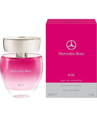 Mercedes-Benz - Rose - Professional Fragrance For Women - Elegant And Irresistible - Romantic And Stylish - Naturally Infused And Crafted - Sweet Fresh And Young - Eau De Toilette - 2 Oz 2 Fl Oz (Pack of 1)