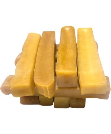 Himalayan Yak Cheese Dog Chew - Himalayan Dog Chew - Cheese Bones for Dogs - Dog Chew- Cheese Bone - Long Lasting Dog Treats for Aggressive Chewers - Keeps Dogs Busy - Sherpa Chew - *(Large 4 Pack)* 1 count (Pack of 4) - Buy Online on GoSupps.com