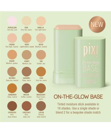 Pixi Beauty On-the-Glow Base| Tinted Moisturizer Foundation Stick | Fair: Very fair warm shade| 0.6 oz / 19g - Buy Online on GoSupps.com
