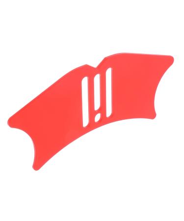 Beavorty Eyeliner Lash Tools Eye Makeup Makeup Eyeliner Nose Shadow Guard Mascara Drawing Aid Tool Mascara Make up Red Safety Mask Thermostat Miss 10.3x3.8cm Red