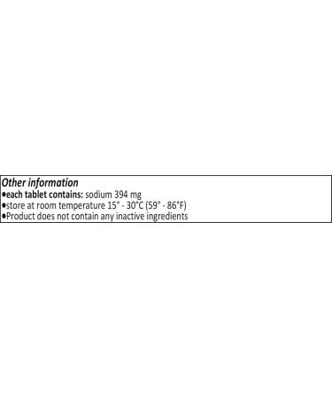 Sodium Chloride Tablets 1 gm USP - 500 Tablets by CitraGen Pharmaceuticals Inc. | Unflavored | Pack of 1 - Buy Online on GoSupps.com