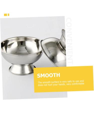 Crilstyleo High Impact Stainless Steel Shaving Bowl for Men - Portable Razor Cup with Feet & Accessories - Perfect Gift for Grooming - Buy Online on GoSupps.com