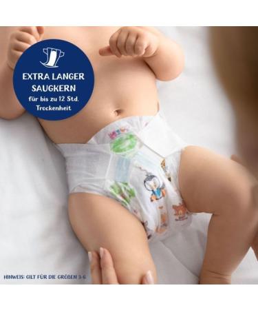 HiPP Babysanft Midi 3 Diapers - Pack of 3 (108 Pieces) | Eco-Friendly Comfortable & International Shipping - Buy Online on GoSupps.com