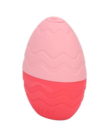 Egg-Shaped Silicone Ice Scooters - Reusable Eye Swelling Relief & Facial Massage - Pink for Skin Tightening & Dark Circle Fading - Buy Online on GoSupps.com