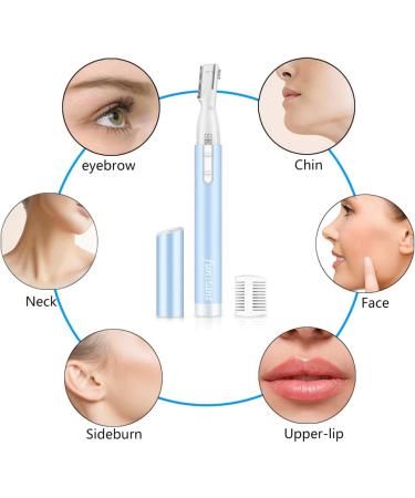 Eyebrow Trimmer - Precision Electric Razor for Women | Painless Facial Hair Remover | Battery-Operated & No Pulling Sensation - Buy Online on GoSupps.com