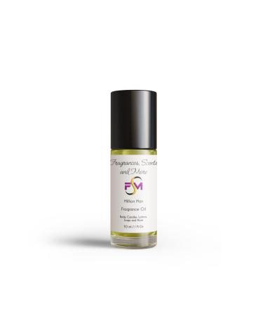 Million Man Fragrance Oil - 1 Fl Oz Glass Roll On (30ml) 1.01 Fl Oz (Pack of 1)