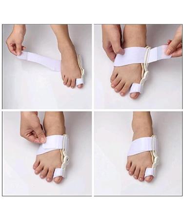 DUORUI 2 PCS Bunion Corrector Kit - Toe Separators, Pads & Splitters for Women and Men - Big Toe Straightener - White - Buy Online on GoSupps.com