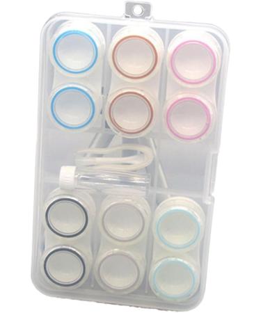 Buy SOLUSTRE 6pcs Contact Lens Case - Invisible Lens Holder & Container for Safe Storage - International Shipping Available - Buy Online on GoSupps.com