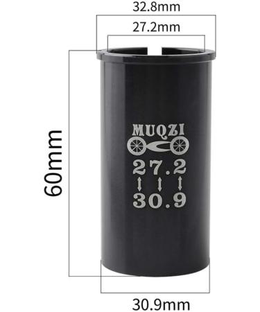 BESPORTBLE Seat Post Tube Shim 27.2-30.9 MM for Mountain Bikes - Black - Buy Online on GoSupps.com