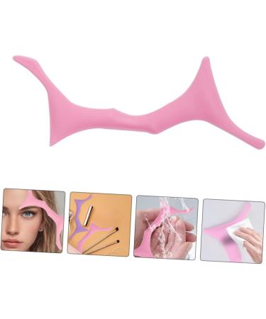 POPETPOP brow makeup supplies eyebrow template brow guide template brow shaping stencil brow stencil eyebrow shaper eyebrow guide stencil makeup stencil USB beauty tools Silica gel 17.3x5.9cm Pink - Buy Online on GoSupps.com