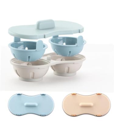 Alipis Microwave Egg Steamer 2 Pcs Steamed Egg Cup Steamed Egg Bowl Mini Egg Cooker Egg Steamer Micro-wave Oven Steamed Egg Box - Buy Online on GoSupps.com