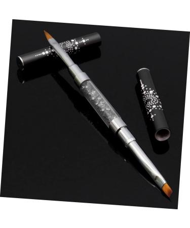 FRCOLOR Nails Kits Nail Dotting Tool Nail Drawing Kit Nail Art Tool Kit Nail Art Liner Nail Salon Kit Nail Builder Brush Nail Brush Manicure Kit Flat Brush Pen Nail Pen Crystal medium Black - Buy Online on GoSupps.com