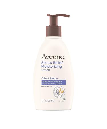 AVEENO Active Naturals Stress Relief Moisturizing Lotion 12 oz (Pack of 3)
