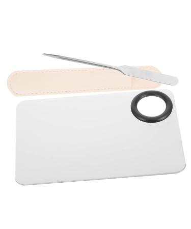 FRCOLOR 3 Sets Liquid Foundation Palette - Stainless Steel Makeup Spatula Tools for Mixing & Application | Korean Beauty - Buy Online on GoSupps.com