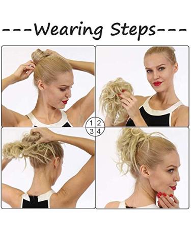 Premium Brown Hair Extensions for Ponytails & Buns | 45g Art Nodes & Hair Bands - Buy Online on GoSupps.com