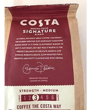  Costa Costa Mocha Italia Signature Blend Ground Coffee Strength N 3 Medium 200 g - Buy Online on GoSupps.com