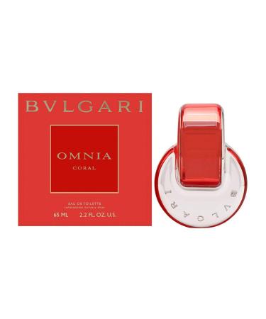 Omnia Coral By Bvlgari Eau De Toilette Spray For Women 2.2 oz 2.2 Fl Oz (Pack of 1)