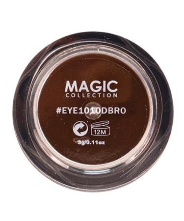 Magic Collection Matte Waterproof Eyebrow Gel 0.11oz Dark Brown