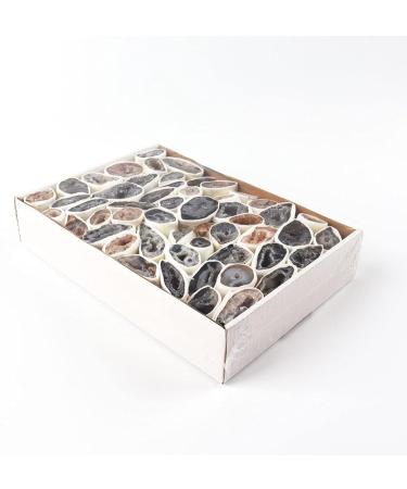 Crystal Rough Be Meeting Natural Crystal Natural Geodes Small Agate Druzy Irregular Rock Crystal Cluster Pyrite Specimen Decoration DIY Key Chain (Color : Set4) - Buy Online on GoSupps.com